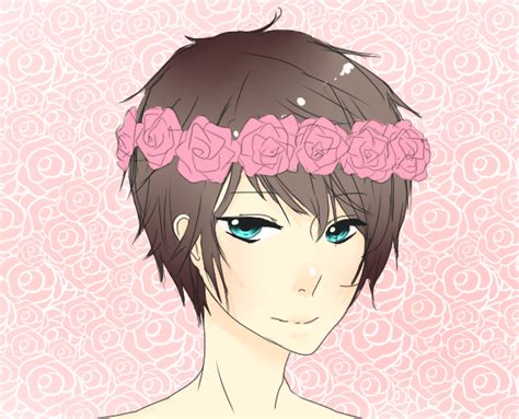 Flower Crown Boy By Reneesierra On Deviantart