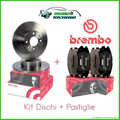 Kit Scheiben Beläge Brembo Vorne für Fiat Punto 188 257MM 12 Voll