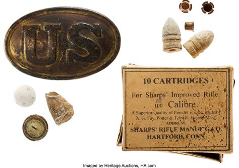 Assorted Civil War Artifacts. . (Total: 3 Items) Military & | Lot