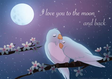 I Love You To The Moon And Back By Nanabuns On Deviantart