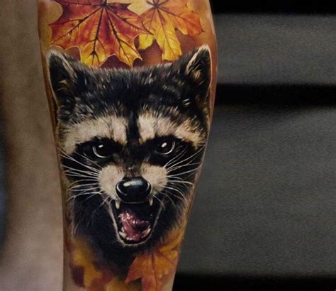 Raccoon Tattoo By Andrey Stepanov Post