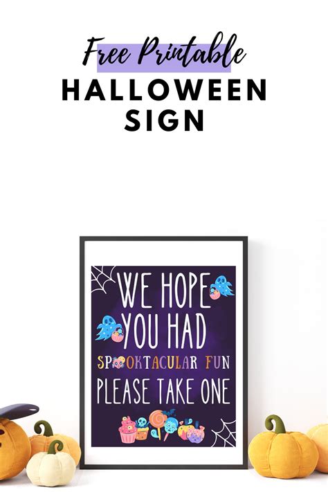 Printable Halloween Sign — Gathering Beauty