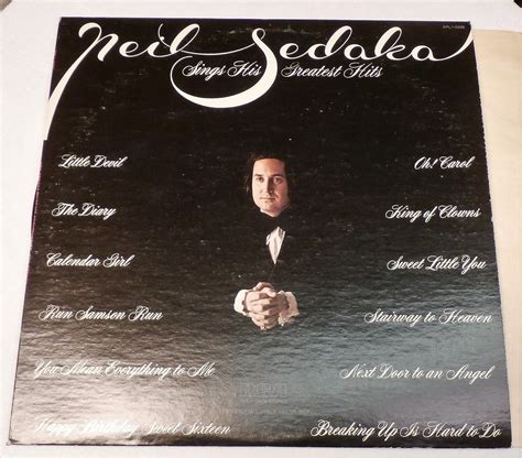 Neil Sedaka Sings His Greatest Hits Vinyl Lp Amazon Co Uk Cds Vinyl