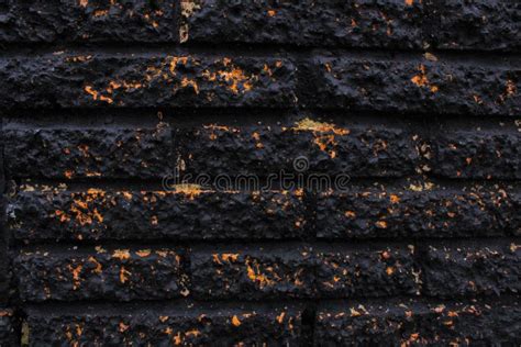 Black Gold Brick Wall Stock Photo Image Of Eating Golden 68921724