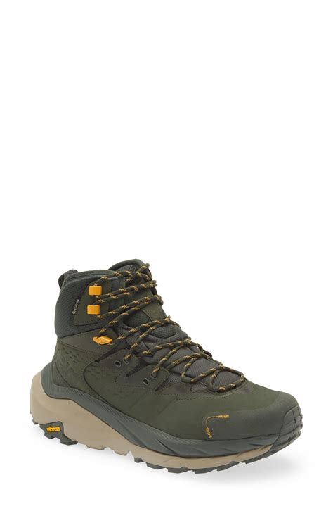 Hoka One One Kaha 2 Gtx Waterproof Hiking Boot In Green For Men Lyst