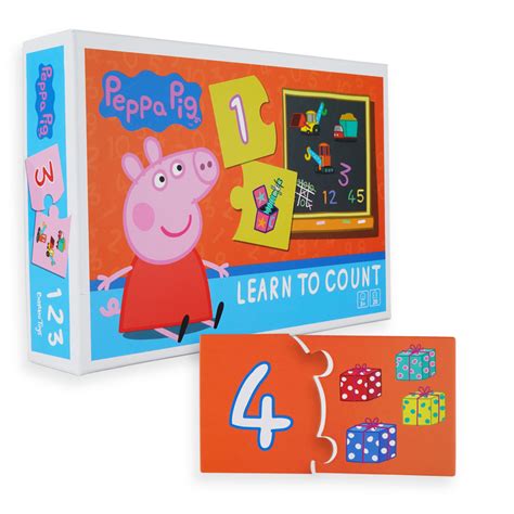 Joc Educativ Barbo Toys Peppa Pig Learn To Count Mini Puzzle De