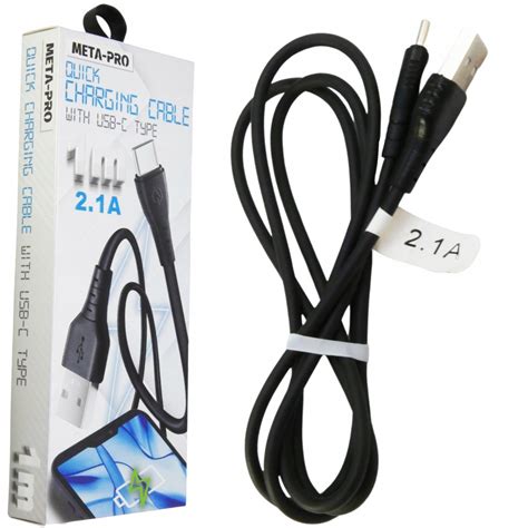 KABEL SZYBKIE ŁADOWANIE TYP C USB C 100cm 2 1A Sklep Opinie Cena w