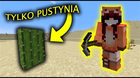 MUSIAŁEM PRZEJŚĆ MINECRAFT tylko na PUSTYNI YouTube