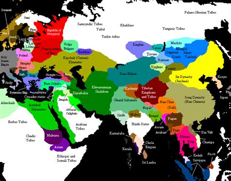 Afro Eurasia Map