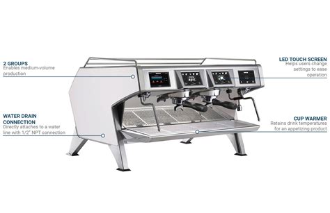 UNIC SE2 Stella Di Caffe Manual Espresso Machine W 2 Groups Multi