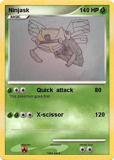 Pokémon Ninjask 65 65 - Quick attack - My Pokemon Card