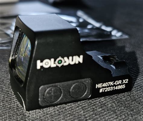 SOLD Holosun HE407K GR X2 Green Dot Optic Indiana Gun Owners Gun