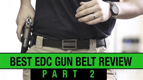 Best Everyday Carry Gun Belt Trakline Gun Belt Review Part 2 Youtube