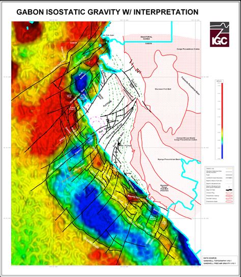 Figure Regional Geologic Features Over Posted On An Isostatic