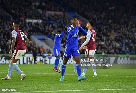 Patson Daka Of Leicester City Reacts During The Premier League Match