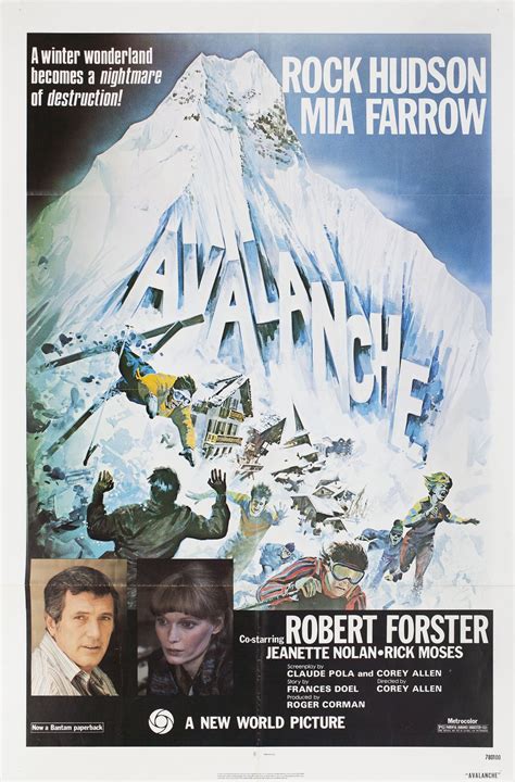 Avalanche Original 1978 U.S. One Sheet Movie Poster - Posteritati Movie ...