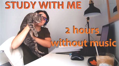 Real Time Study With Me Without Music H With Pomodoro Timer