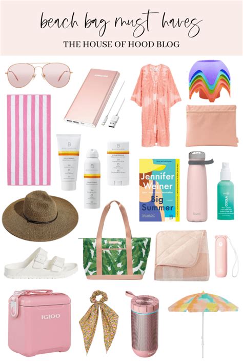 Summer Beach Bag Essentials Over 50 Beach Items You Will Love