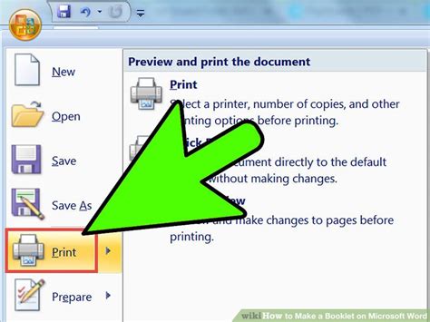 How To Make A Booklet On Microsoft Word Steps With Pictures