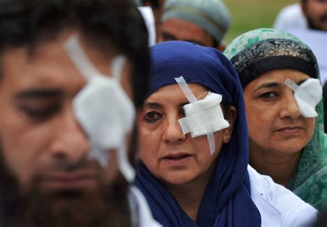 An Epidemic Of ‘dead Eyes’ In Kashmir As India Uses Pellet Guns On Protesters The New York Times