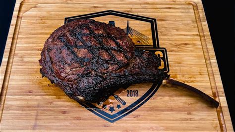 How To Make Tomahawk Steak Smoked Tomahawk Steak Recipe Smokin With Gerardo Bradley