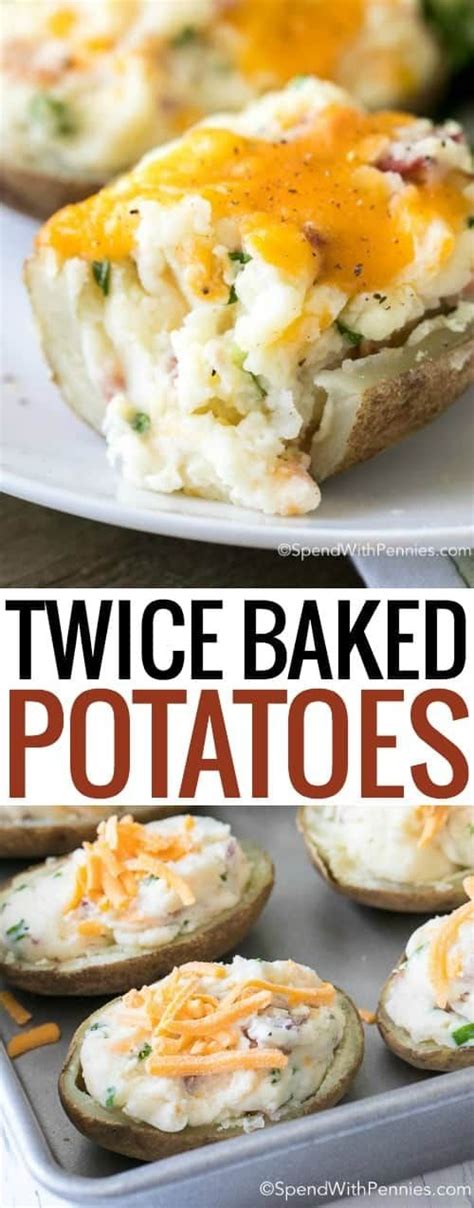 Twice Baked Potatoes So GOOD Spend With Pennies Potato Recipes