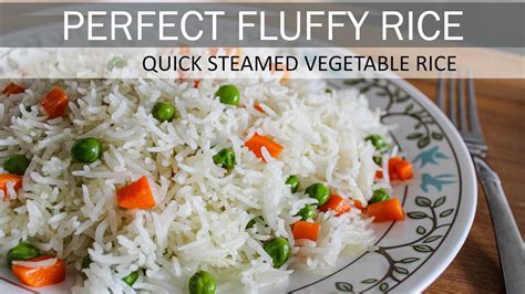 Steamed Rice With Vegetables