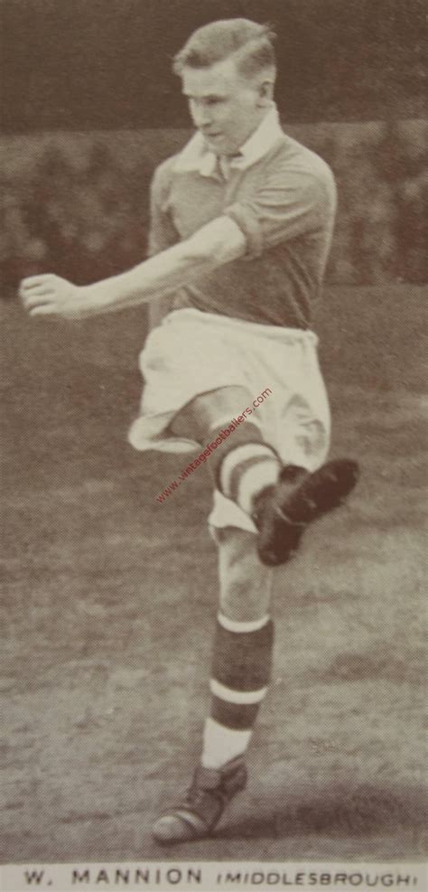 Mannion Wilf Image 1 Middlesbrough 1938 Vintage Footballers