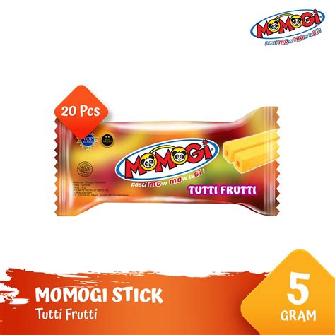 Jual Momogi Stick Snack Makanan Ringan Gr Tutti Frutti Box