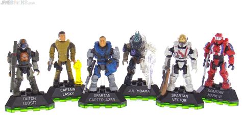 Toys Hobbies Mega Construx Halo Heroes Series 7 Complete Set Carter