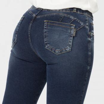 Calça Jeans Skinny Feminina Levanta Bumbum Oxiblue Jeans