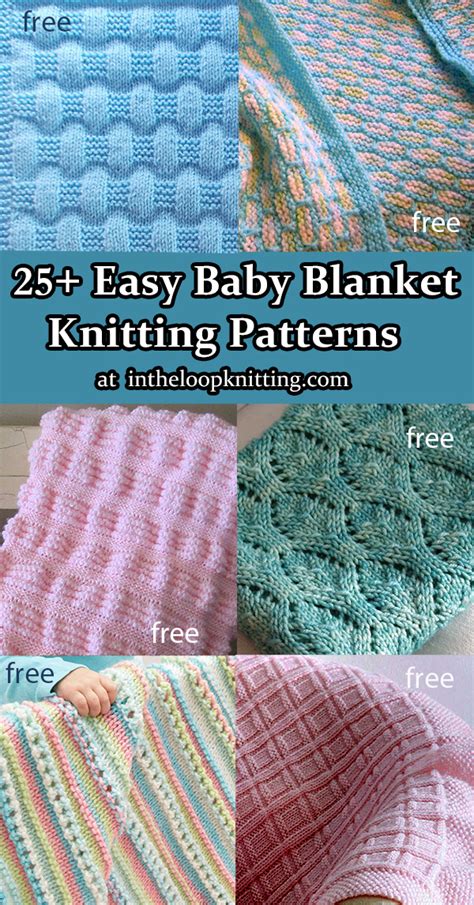 Easy Baby Blanket Knitting Patterns In The Loop Knitting 44 OFF