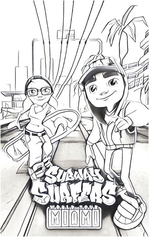 Disegno Da Colorare Subway Surfers Sofia Roto Board Porn Sex Picture