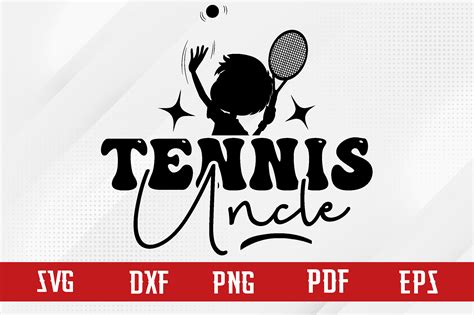 Tennis Uncle Svg Design Graphic By Binasvgbundle Creative Fabrica