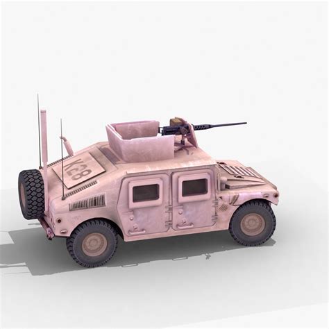 3d m1114 hmmwv model