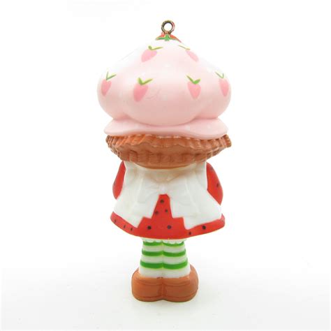 Strawberry Shortcake Christmas Ornament with Gift or Present | Brown
