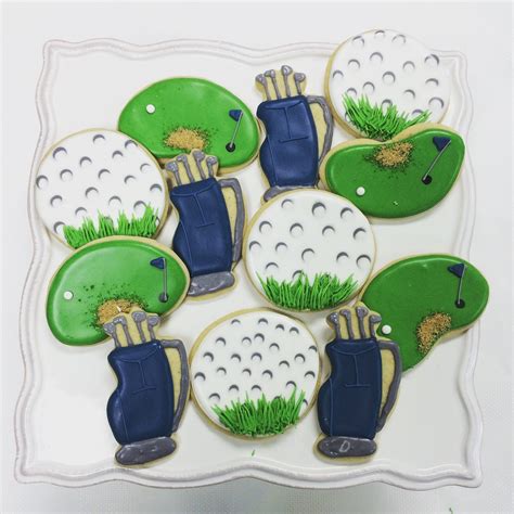 Golf Themed Sugar Cookies