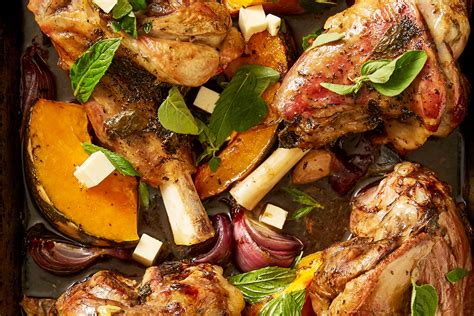 Slow Roasted Greek Style Lamb Shanks Recipe Recipe Better Homes And Gardens