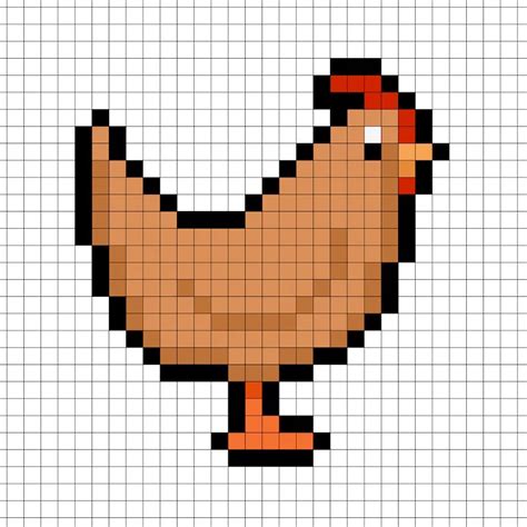 How to Make a Pixel Art Chicken - Mega Voxels