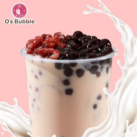 O'S BUBBLE Red Bean TEA BOBA 4P Red Box - Weee!