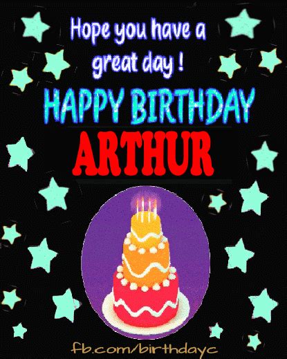 Happy Birthday ARTHUR images gif | Birthday Greeting | birthday.kim