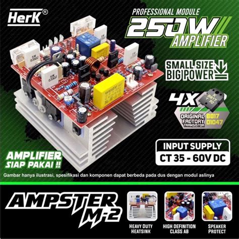 Jual Kit Power Amplifier Ampster M M M Watt W Herk Audio