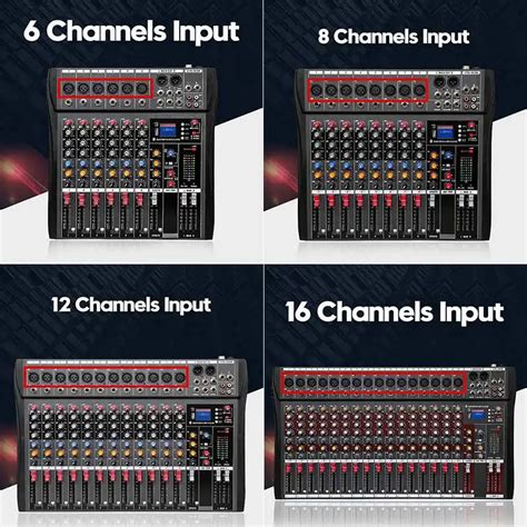 Wholesale Channels Professional Audio Mixer Usb Dj Sound