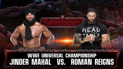 Universal Championship Jinder Mahal Vs Roman Reigns Extreme Rules