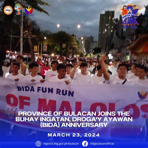 Province Of Bulacan Joins The Buhay Ingatan Drogay Ayawan Bida