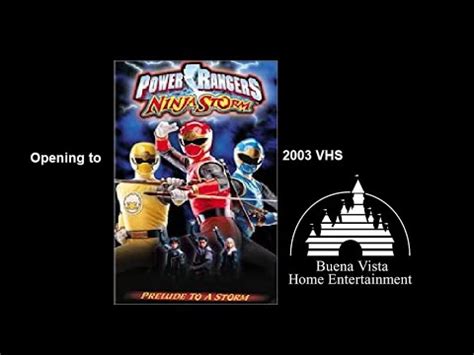 Opening To Power Rangers Ninja Storm Prelude Of The Storm Vhs