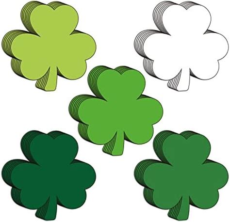 Amazon FreshCut Crafts 140 Piece Shamrock Cutouts Set Pre Cut