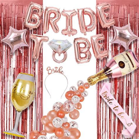 Party Propz Bachelorette Party Decorations 34pcs Bride To Be Decoration Set Combo Bride To