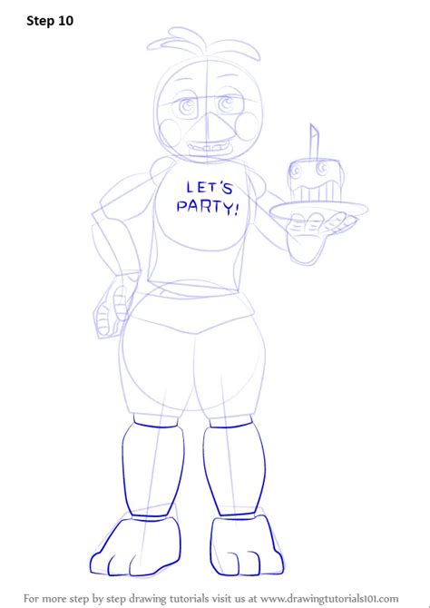 How To Draw Toy Chica From Five Nights At Freddy S Five Nights At