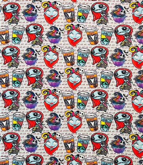 Nightmare Before Christmas Cotton Fabric - Etsy